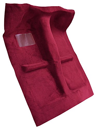 Replacement Auto Carpet Floor Liner - Molded Cutpile - fits 1988-1993 Mazda B2200 Regular Cab (Dark Gray)