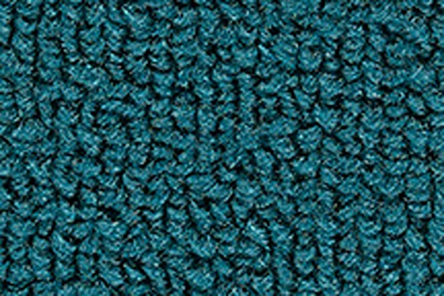 Molded Nylon Replacement Auto Carpet Floor Liner - - fits 1965-1968 Ford Mustang Coupe (Aqua)