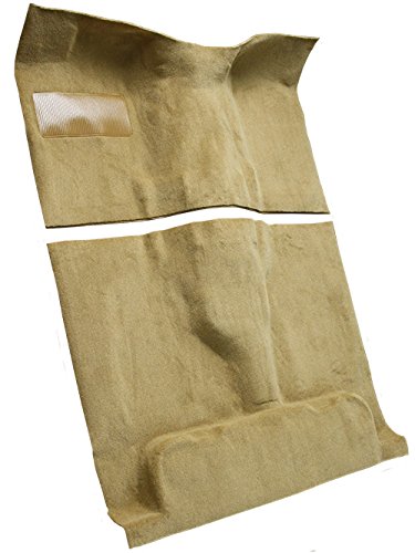 Auto Carpet Floor Liner - Passenger Area - Molded Cutpile - fits 1984-1991 Jeep Grand Wagoneer (Medium Gray)