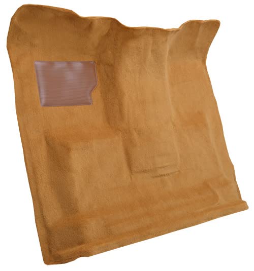 Replacement Auto Carpet Floor Liner - Molded Cutpile - fits 1980-1985 Ford F-350 Regular Cab Automatic Manual 2wd and 4wd Dump Truck (Antelope/Light Neutral)