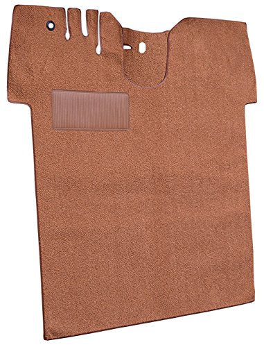 Replacement Auto Carpet Floor Liner - Cut and Sewn Loop - fits 1955-1958 Chevrolet Truck Regular Cab No Tunnel Without Gas Tank in Cab with Holes Cut and Sewn (Red)