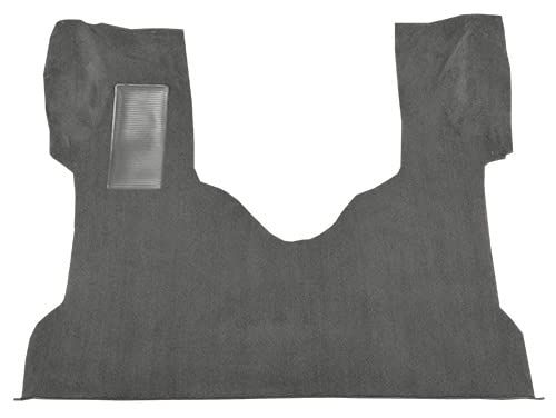 ACC Black Molded Carpet Flooring w/Heel Pad Compatible with 1997-2019 Ford E-150/E-250/E-350 Super Duty Van
