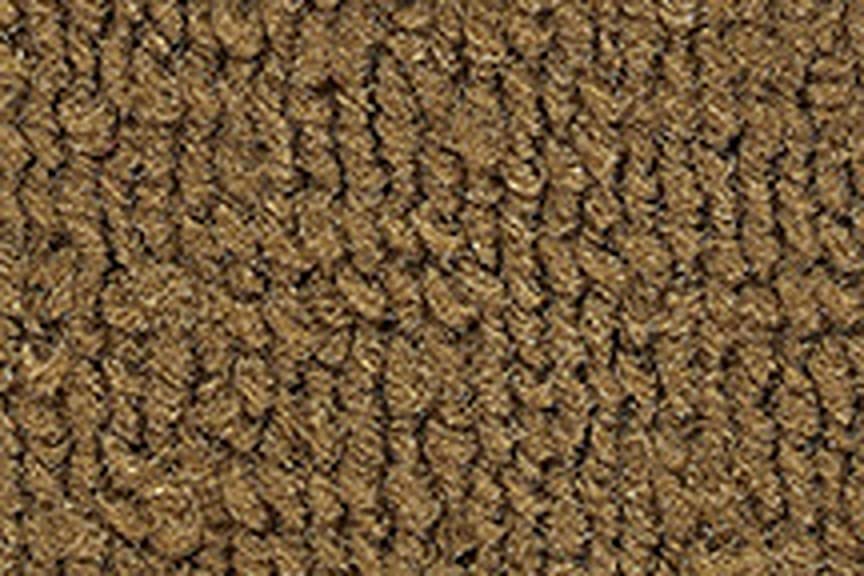 Molded Nylon Replacement Auto Carpet Floor Liner - - fits 1965-1968 Ford Mustang Coupe (Medium Saddle)