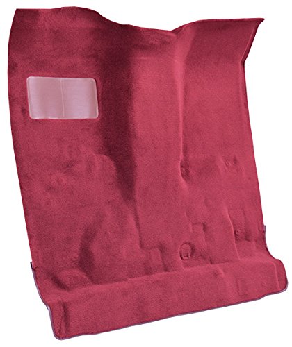 Replacement Auto Carpet Floor Liner - Molded Cutpile - fits 1983-1995 Ford Ranger Regular Cab 2wd and 4wd (Oxblood)