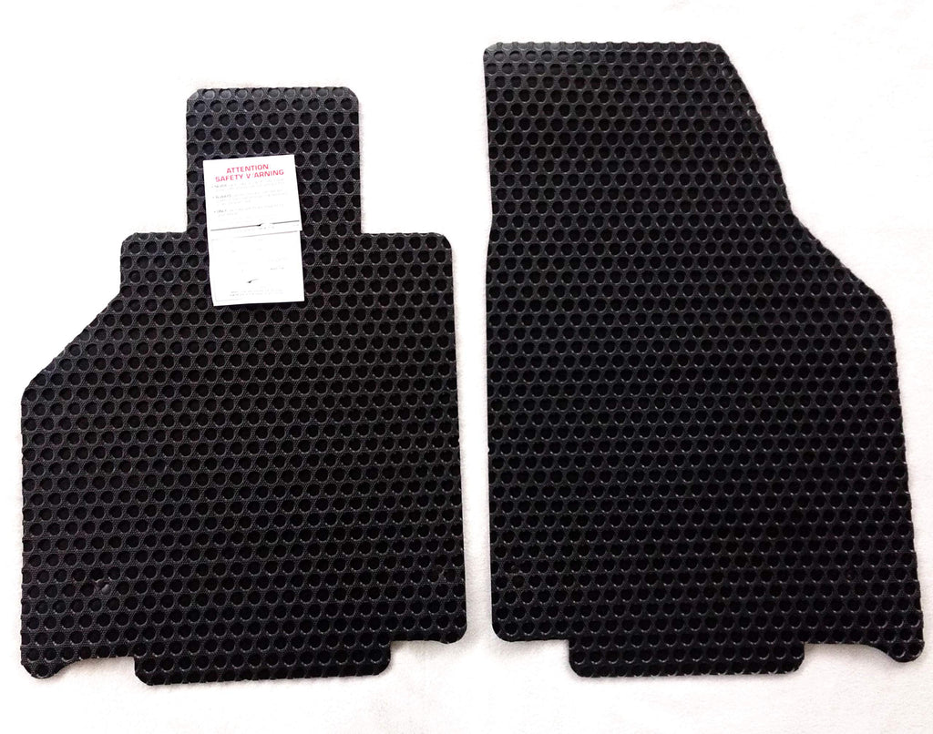 Lloyd Mats Compatible with Porsche Boxster (NOT S) 2000-2004 - 2 PC Front Black All-Weather Rubber Custom Fit Floor Mats