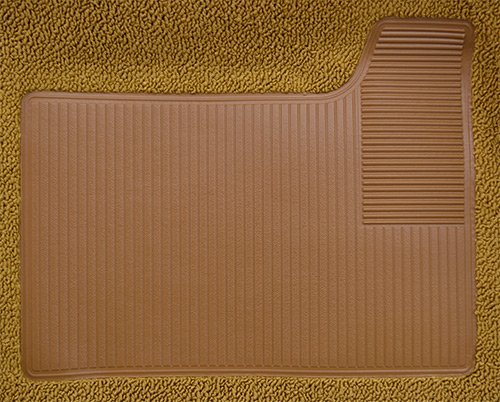 Replacement Auto Carpet Floor Liner - Molded Loop - fits 1968-1972 Chevrolet Chevelle 2 Door 4 Speed Manual with Console (Red)