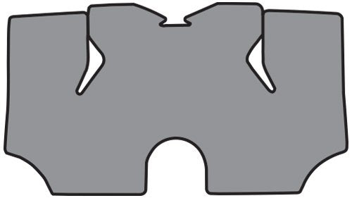 Die Cut Felt Complete Trunk Mat fits 1973-1977 Oldsmobile Cutlass (Charcoal)