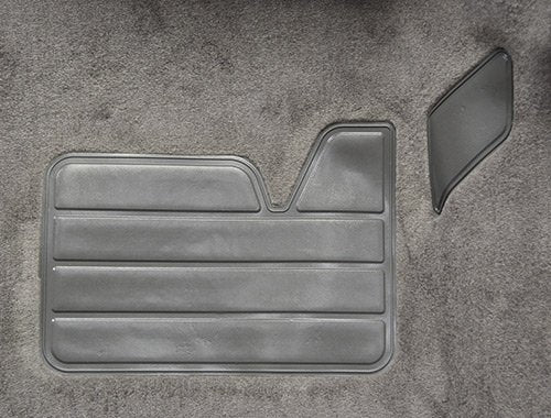 Replacement Auto Carpet Floor Liner - Molded Cutpile - fits 1997-1999 Chevrolet K1500 Extended Cab with Rear Air (Graphite)