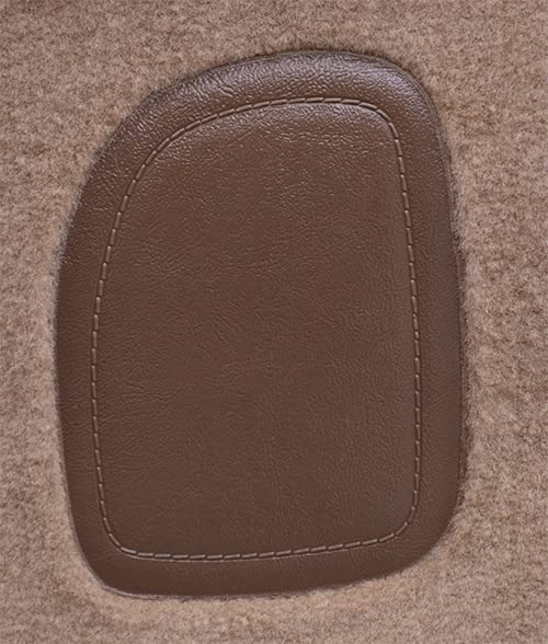Replacement Auto Carpet Floor Liner - Molded Cutpile - fits 2015-2019 Ford F-150 Regular Cab (Black)