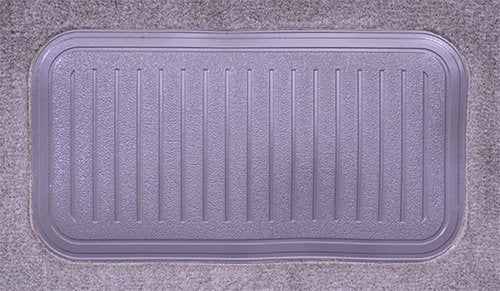 Replacement Auto Carpet Floor Liner - Molded Cutpile - fits 2005-2010 Dodge Dakota Crew Cab Quad Cab (Ebony)