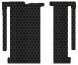 Lloyd Mats, Compatible With Toyota Sienna All-Weather Rubber Floor Mats 2nd & 3rd Seat - 8 Passenger|Fixed Front Console - 2pc Kit - Black (2011 11 2012 12)