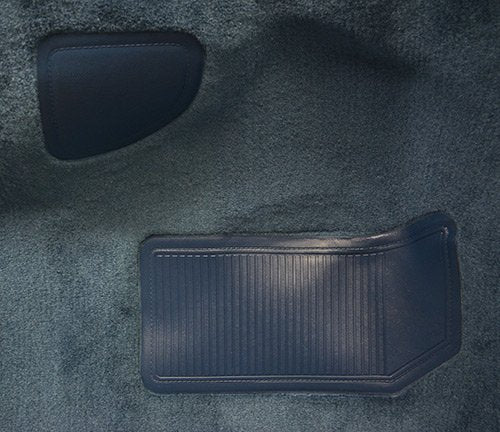 Replacement Auto Carpet Floor Liner - Molded Cutpile - fits 1982-1993 Chevrolet S10 Extended Cab 2WD Automatic Manual (Oxblood)