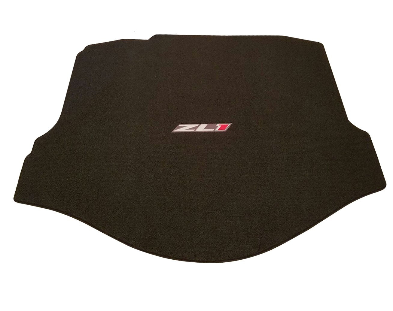 Lloyd Mats ® - Classic Loop Ebony Standard Trunk Mat for Camaro ZL1 Coupe 2012-15 with Silver and Red ZL1 Logo