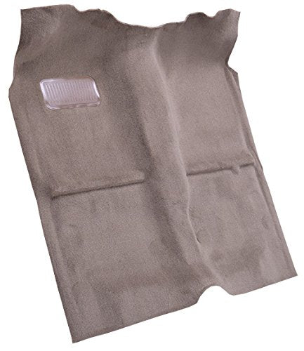 Replacement Auto Carpet Floor Liner - Molded Cutpile - fits 1989-1995 Toyota Pickup Regular Cab 2wd and 4wd (Dark Gray)