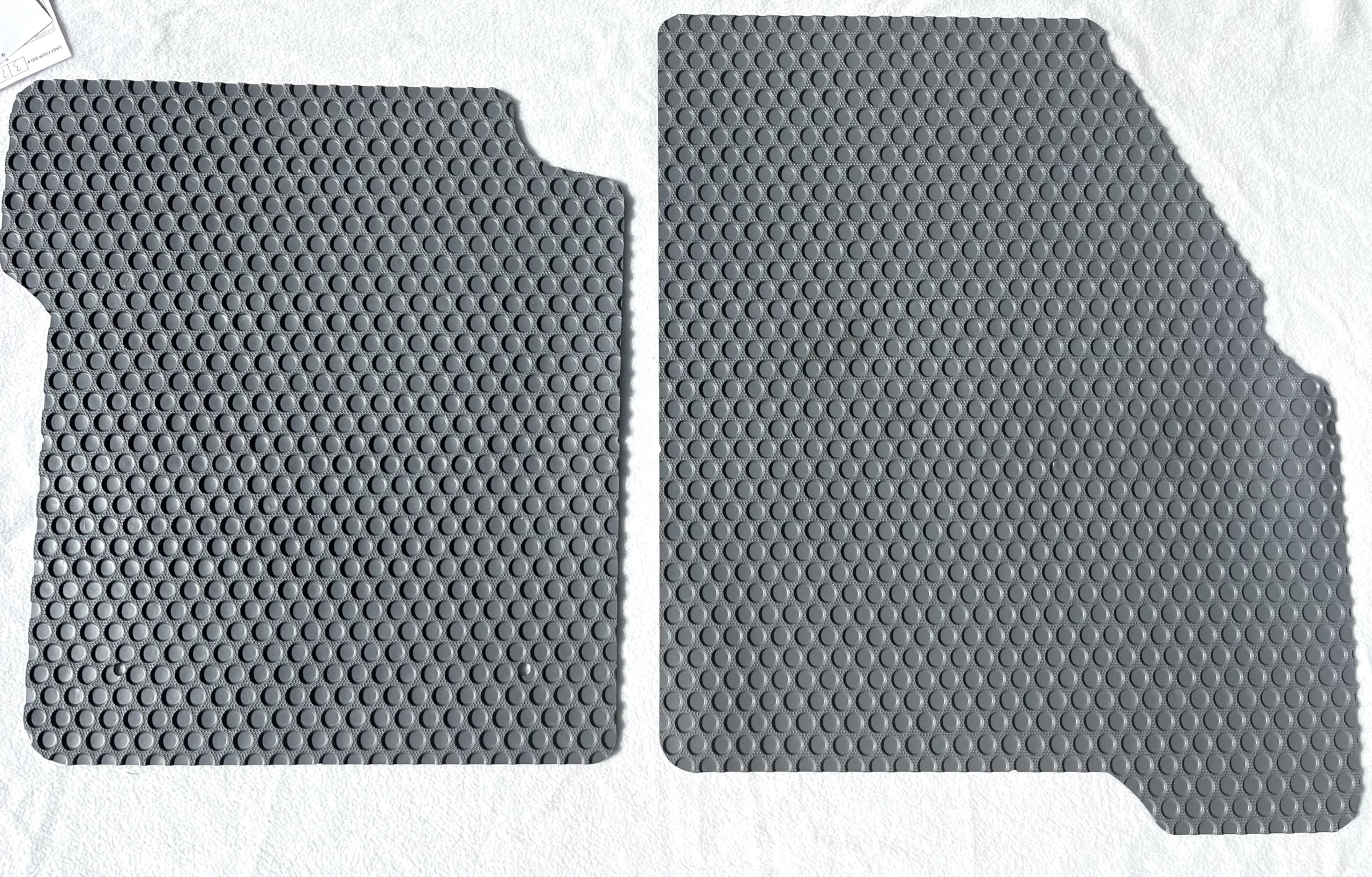 Lloyd Mats Compatible with Toyota Hino Work Truck - Gray All-Weather Rubber Floor Mats Fits Conventional & XL 2005-2020