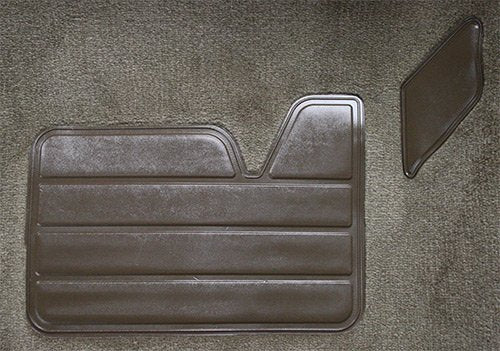 Replacement Auto Carpet Floor Liner - Molded Cutpile - fits 1988-1999 Chevrolet C1500 Regular Cab (Sandalwood)