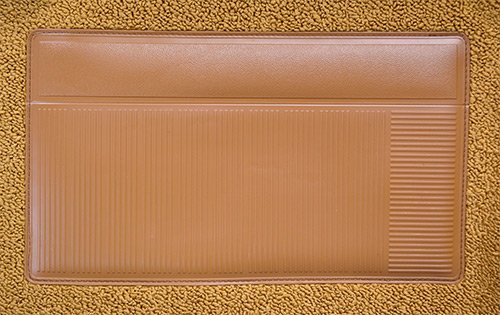 Replacement Auto Carpet Floor Liner - Molded Loop - fits 1968-1970 Dodge D100 Pickup Regular Cab (Black)