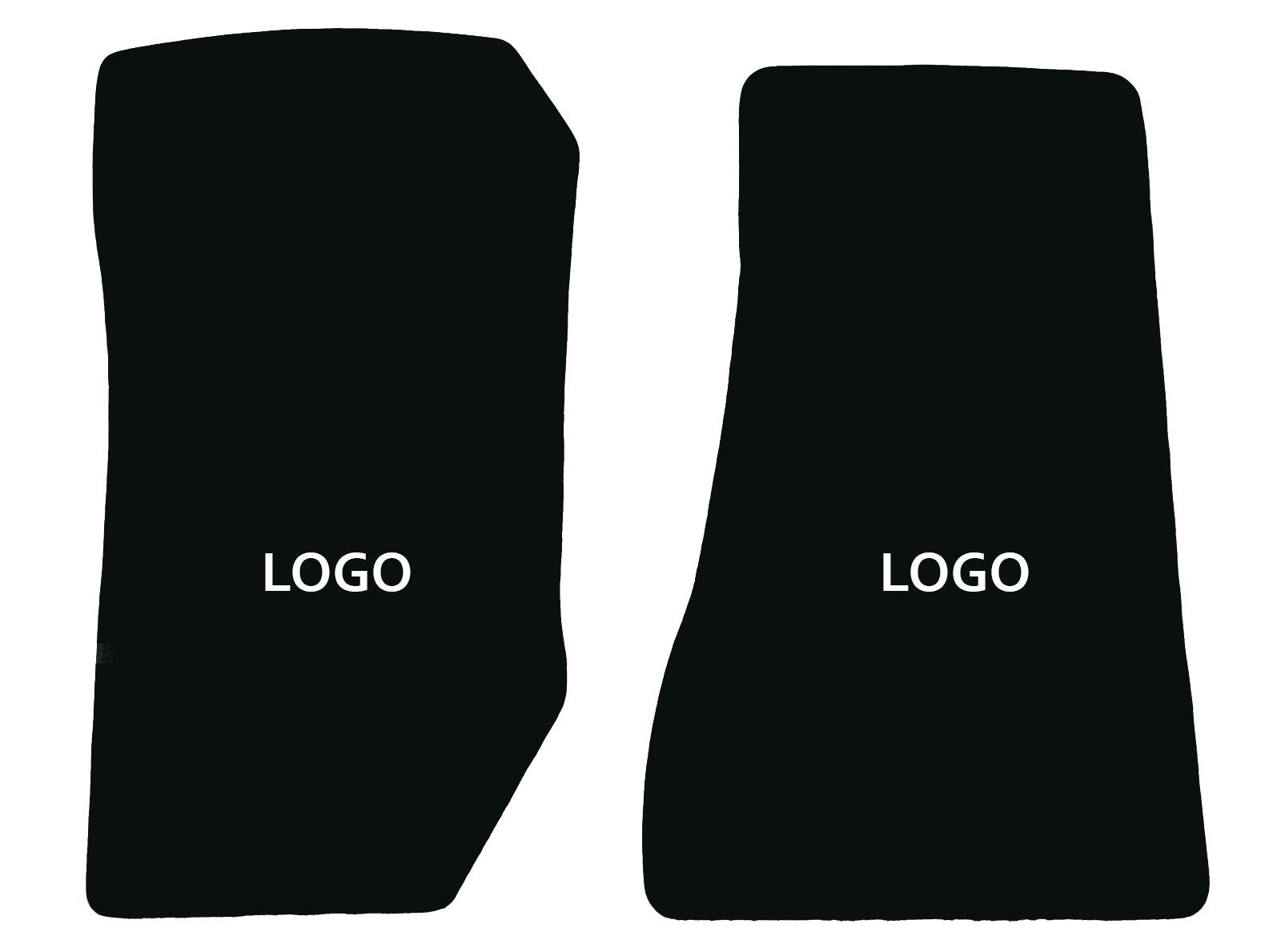 Lloyd Mats ® - Velourtex Black Front Floor Mats for Chevrolet S-10 2002-04 with Red and Silver Xtreme Embroidery