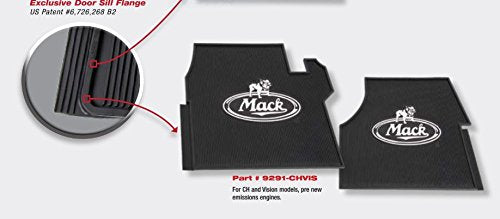Mack Truck OEM Rubber Floor Mats/Logo - CH & Vision PRE 2006 Emissions Engines