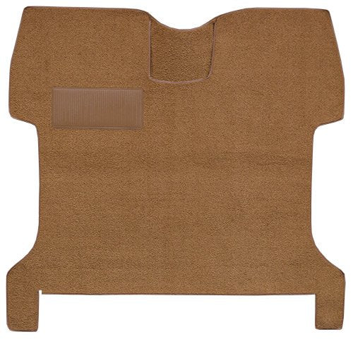 Replacement Auto Carpet Floor Liner - Cut and Sewn Loop - fits 1957-1960 Ford F-100 Regular Cab 2WD w/Gas Tank in Cab Low Tunnel (Black)