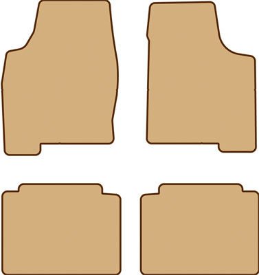 Lloyd Mats ® - Classic Loop Black 4PC Floor Mats for Camaro Z28 1973-74 with Red and Silver Z28 Logo