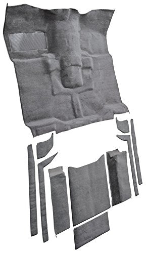 Replacement Auto Carpet Floor Liner - Molded Cutpile - fits 1976-1986 Jeep CJ7 Complete (7701 Graphite) (Acc:33530)