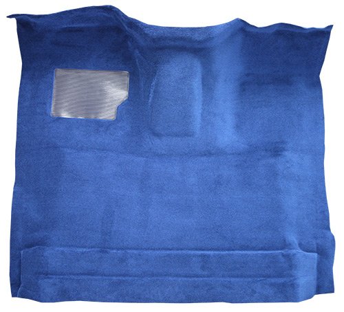 Replacement Auto Carpet Floor Liner - Molded Cutpile - fits 1987-1996 Ford F-150 Regular Cab 4WD Automatic Gas or Diesel (Ebony)