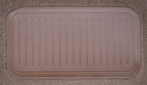 Replacement Auto Carpet Floor Liner - Molded Cutpile - fits 1989-1995 Toyota Pickup Regular Cab 2wd and 4wd (Dark Gray)