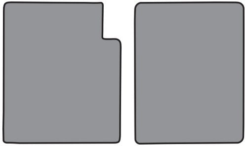 Carpet Floor Mats - Complete Die Cut Loop - fits 1957-1960 Ford F-100 (Black)