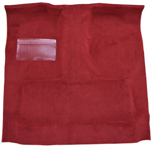 Replacement Auto Carpet Floor Liner - Molded Cutpile - fits 1981-1993 Dodge D250 Regular Cab 2WD Automatic (Maroon)