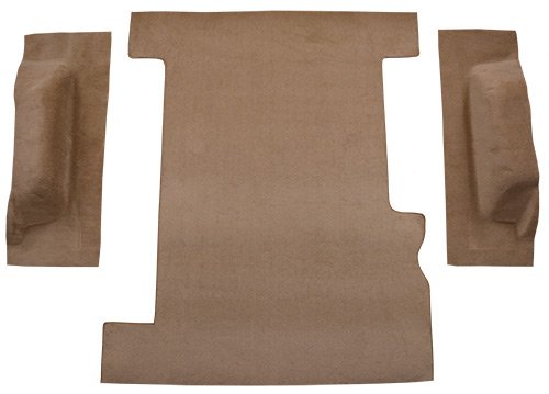 Molded Cutpile Cargo Area Carpet Flooring - fits 1987-1988 GMC R1500 Suburban (Black)