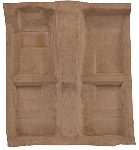 Replacement Auto Carpet Floor Liner - Molded Cutpile - fits 2005-2009 Ford Mustang Coupe Convertible (Sandalwood)