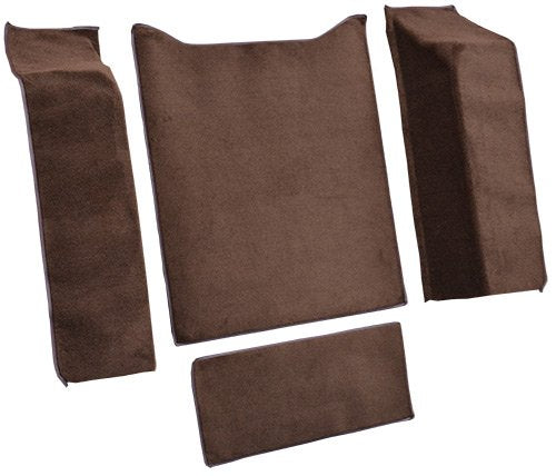 Molded Cutpile Cargo Area Carpet Flooring - fits 1976-1983 Jeep CJ5 (Black)