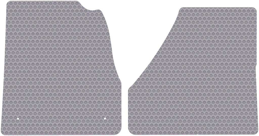 Lloyd Mats Compatible with Freightliner Cascadia New Generation - Gray Rubber All-Weather Floor Mats fits 2018-2020 -2 Pc Fronts Lloyd's Rubbertite