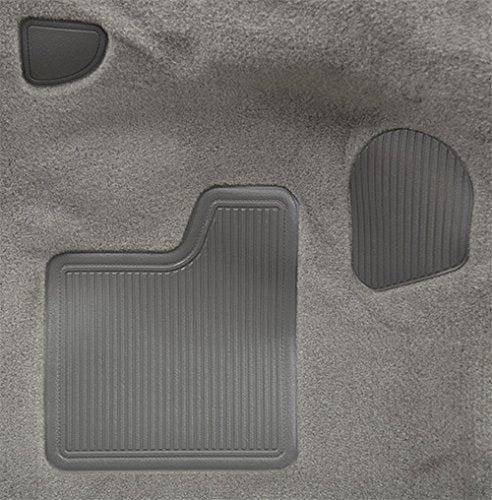 Replacement Auto Carpet Floor Liner - Molded Cutpile - fits 1994-2004 Chevrolet S10 Extended Cab Automatic Manual 2wd and 4wd (Medium Beige)