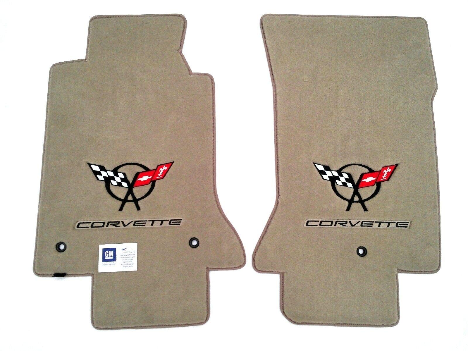 Lloyd Mats Part Compatible with C5 Corvette Carpet Floor Mats Light Shale (Tan) -Lloyd Velourtex