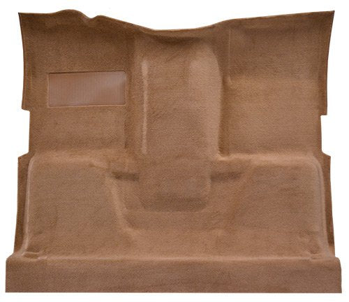 Replacement Auto Carpet Floor Liner - Molded Cutpile - fits 1975-1980 Chevrolet K10 Regular Cab 4WD Automatic 4 Speed (852 Silver)