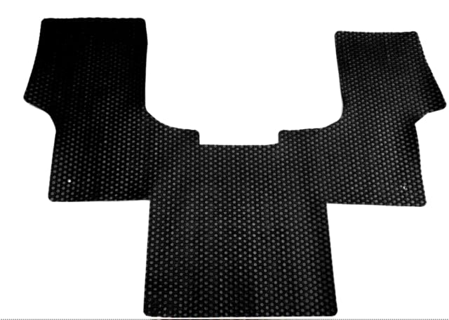 Lloyd Mats Compatible with GMC Savana Van 2003-2021 1 Piece Rubber Front Floor Mat - Black, GRAYEXPRESS1