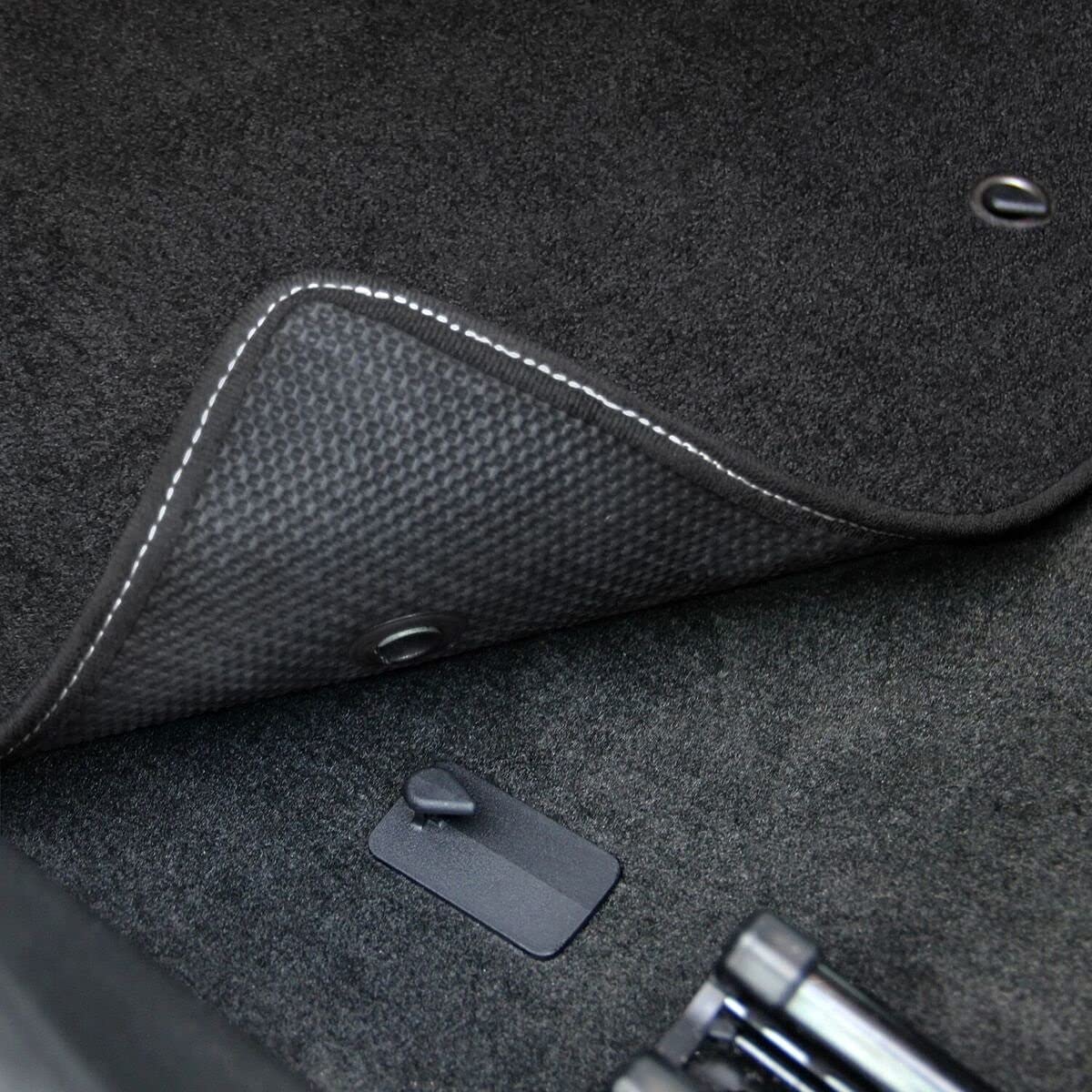 Lloyd Mats Compatible with 2019-2021 Mercedes Benz Sprinter Van - 2 Piece Gray or Black Front Custom Fit Carpet Floor Mats (Gray)