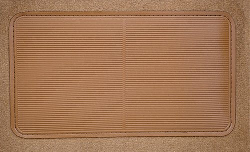 Replacement Auto Carpet Floor Liner - Molded Cutpile - fits 2005-2009 Ford Mustang Coupe Convertible (Opal)