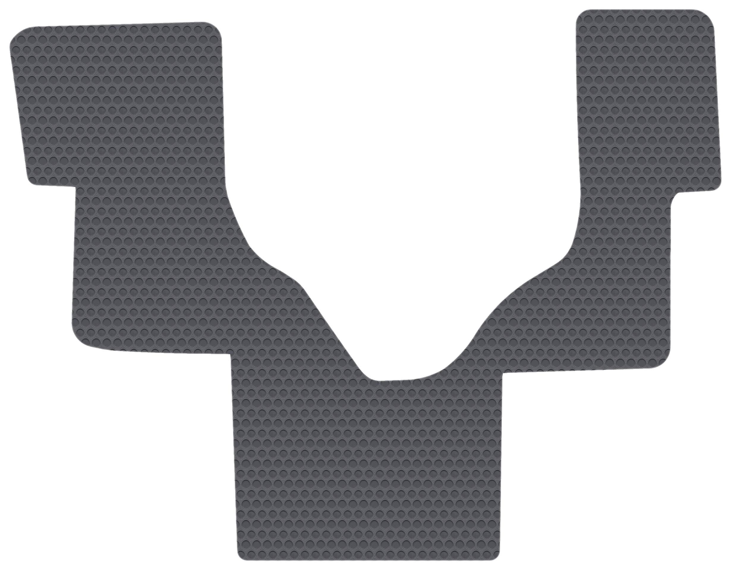 Downard Automotive Mat Compatible with Ford Econoline E-Series Vans - Custom Fit All-Weather Rubber 1 Piece Front Floor Mat Fits All 2006-2021 - Pick Color