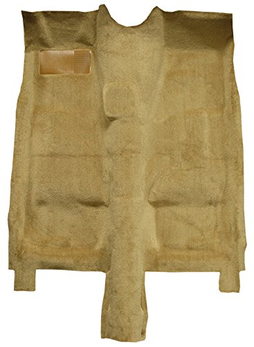 Replacement Auto Carpet Floor Liner - Molded Cutpile - fits 1976-1981 Chevrolet Camaro 4 Speed Manual Floor Shift Factory (Doeskin/Camel Tan)