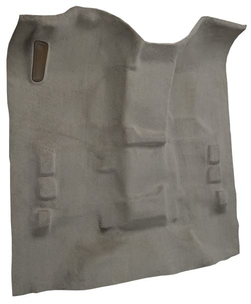 Auto Custom Carpet for 2014-2018 Chevrolet C1500 Truck, Standard Cab, OEM Like Gray Cutpile with Heelpad