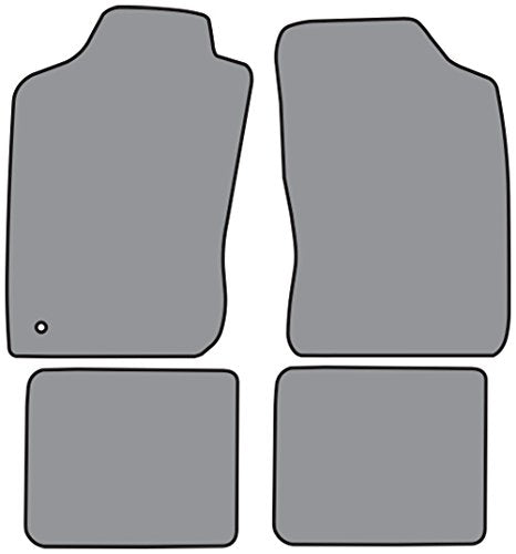 ACC Floor Mats Compatible with 1990-2002 Toyota 4 Runner 4PC Black Set with Nibbed Waterproof Backing