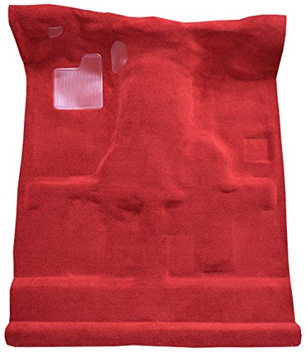 Replacement Auto Carpet Floor Liner - Molded Cutpile - fits 1994-2004 Chevrolet S10 Regular Cab Automatic Manual 2wd and 4wd (Medium Gray)