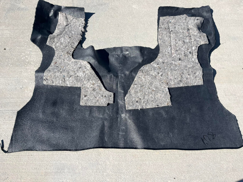 ACC Black Molded Carpet Flooring w/Heel Pad Compatible with 1997-2019 Ford E-150/E-250/E-350 Super Duty Van