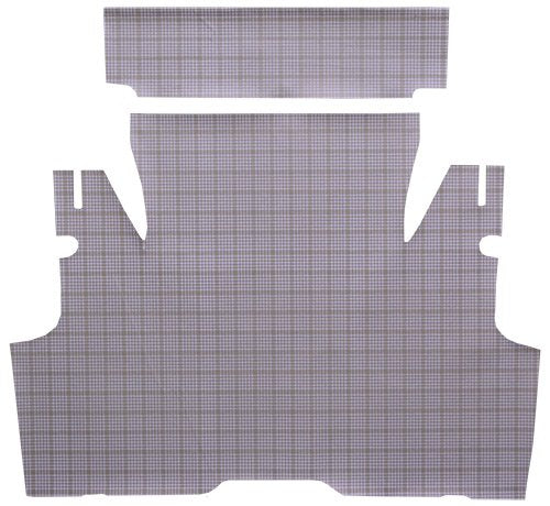 Die Cut Fleece Complete Trunk Mat fits 1955-1956 Ford Thunderbird Convertible (Large Plaid)