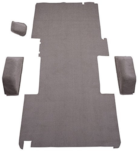 Molded Cutpile Cargo Area Carpet Flooring - fits 1998-1998 Dodge B2500 Ext Van (Mist Gray)