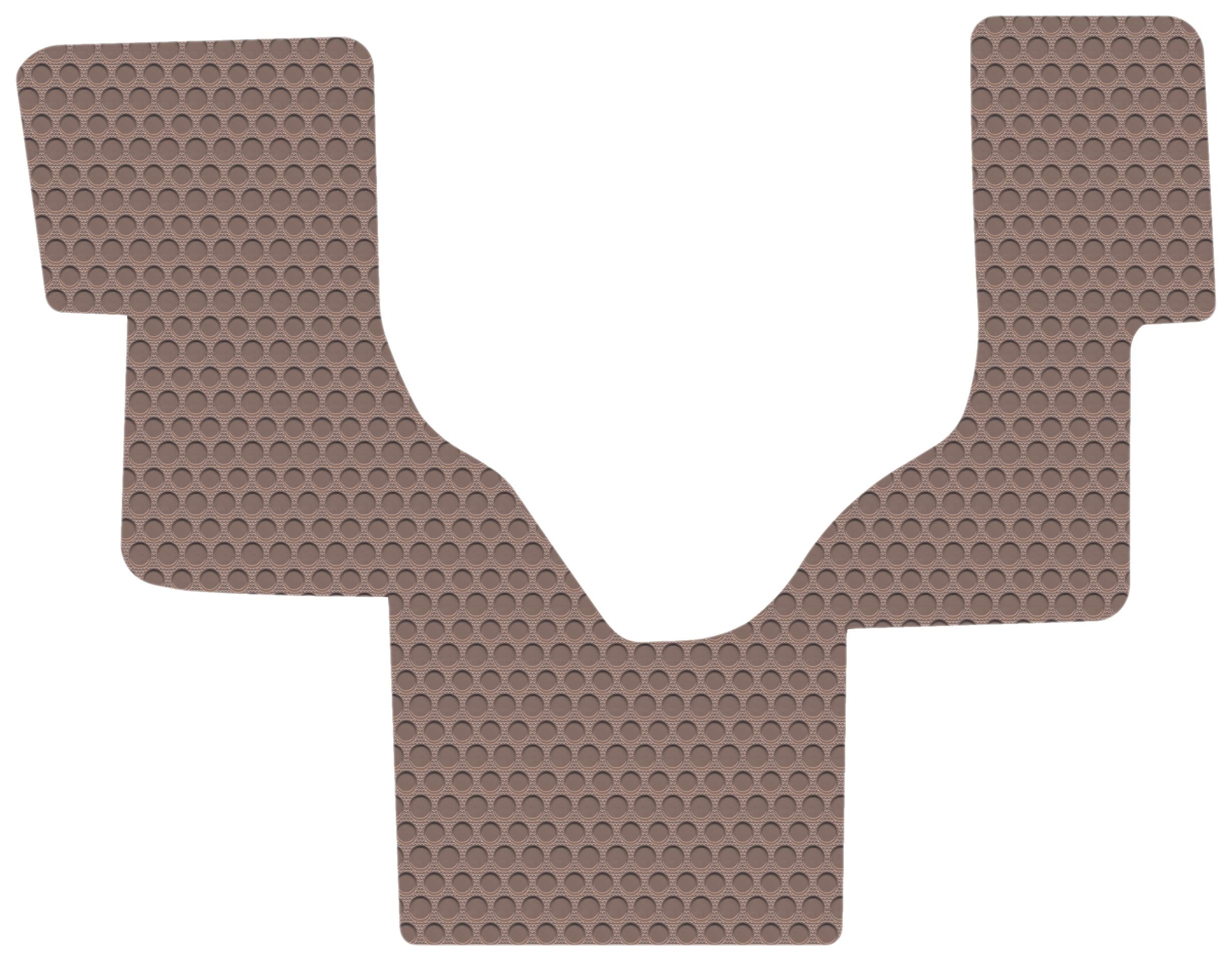Downard Automotive Mat Compatible with Ford Econoline E-Series Vans - Custom Fit All-Weather Rubber 1 Piece Front Floor Mat Fits All 2006-2021 - Pick Color