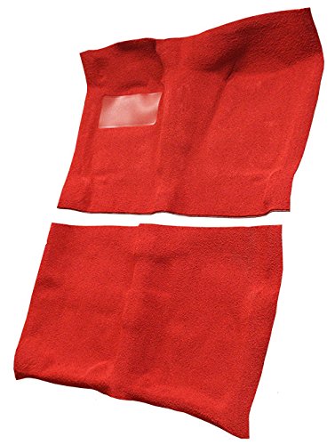 Complete Carpet Flooring Molded Loop fits 1964-1967 Chevrolet El Camino 4 Speed Manual Bench Seat (Black)